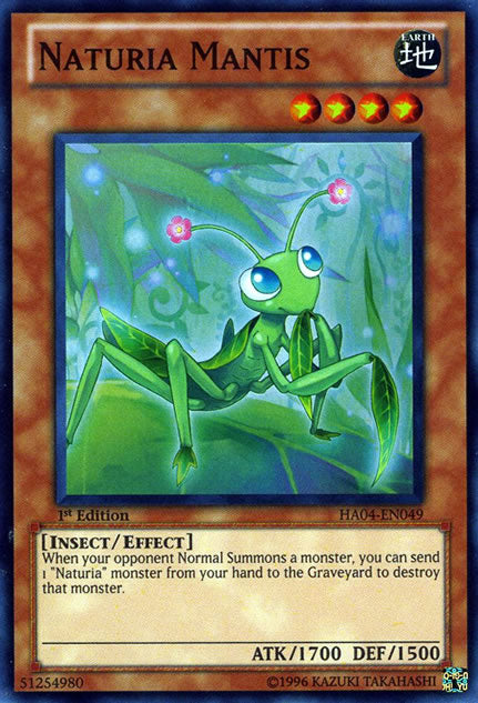 Naturia Mantis [HA04-EN049] Super Rare | Odin's Place