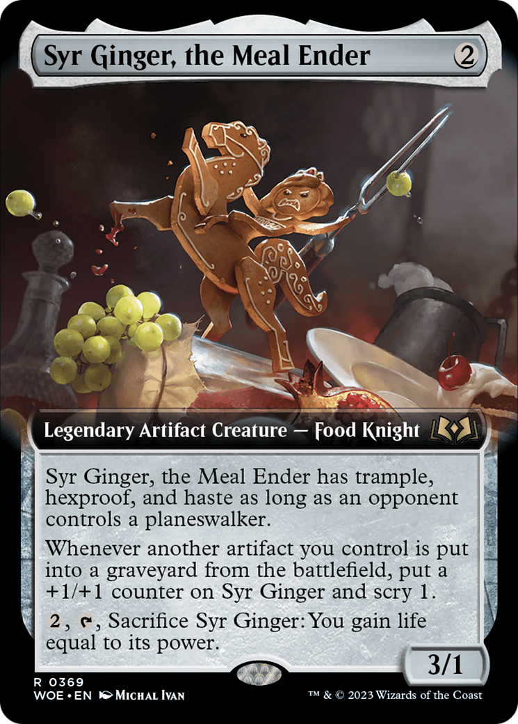 Syr Ginger, the Meal Ender (Extended Art) [Wilds of Eldraine] | Odin's Place