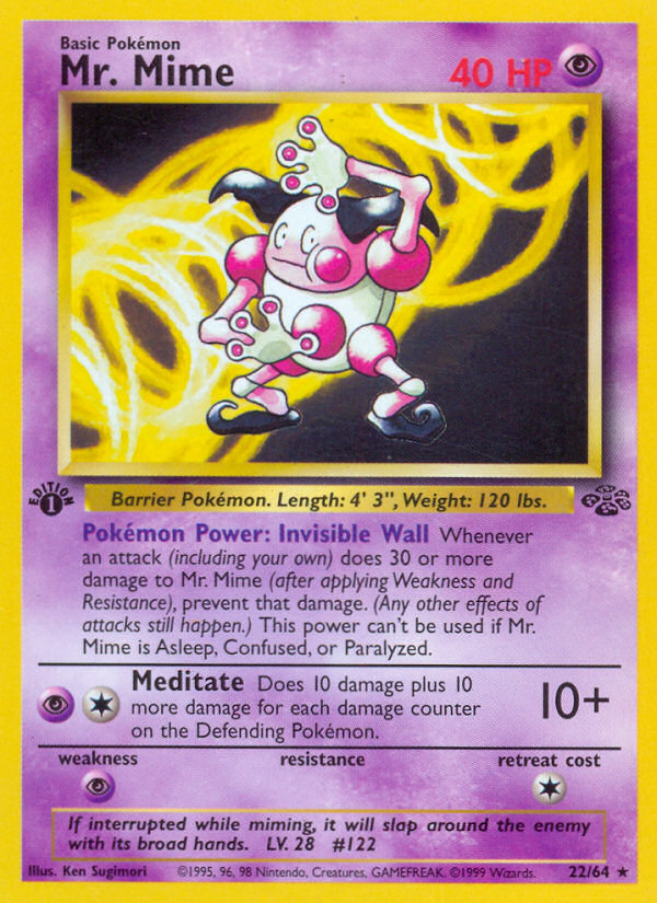 Mr. Mime (22/64) [Jungle 1st Edition] | Odin's Place