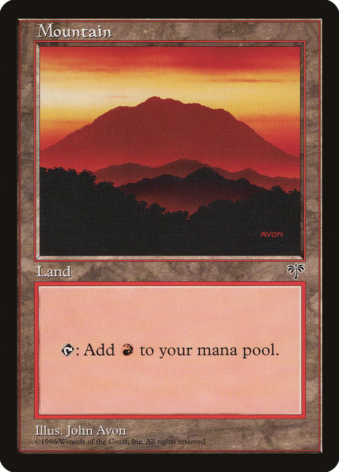 Mountain (Red Signature) [Mirage] | Odin's Place