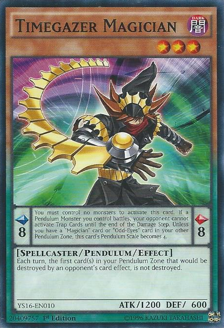 Timegazer Magician [YS16-EN010] Common | Odin's Place