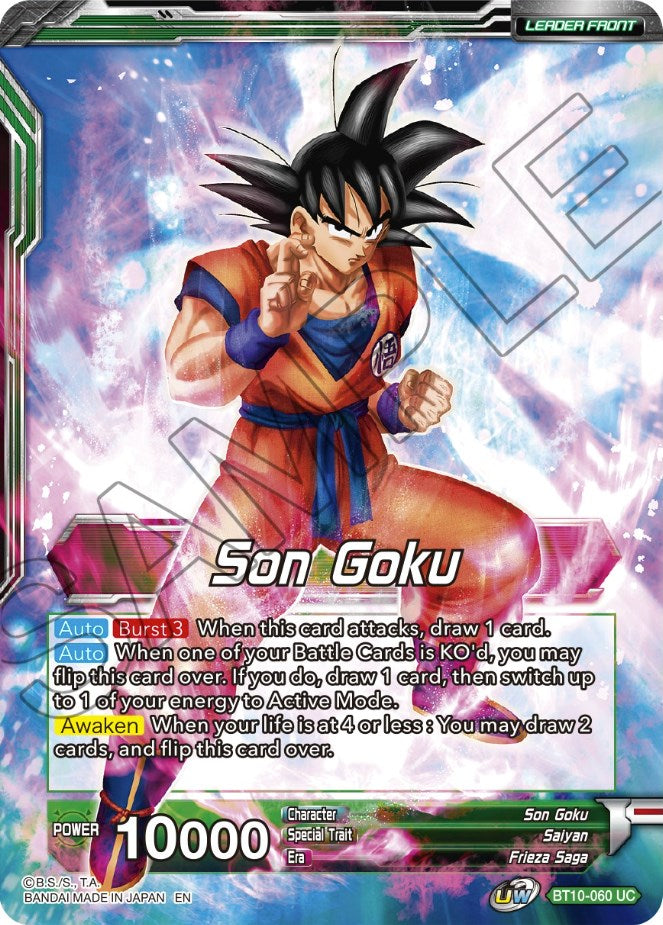 Son Goku // Ferocious Strike SS Son Goku (BT10-060) [Theme Selection: History of Son Goku] | Odin's Place