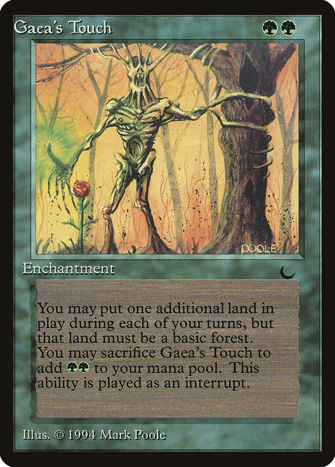 Gaea's Touch (Misprinted) [The Dark] | Odin's Place