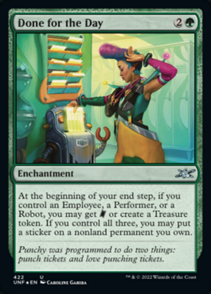 Done for the Day (Galaxy Foil) [Unfinity] | Odin's Place