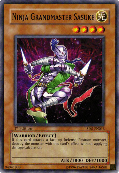 Ninja Grandmaster Sasuke [SD5-EN015] Common | Odin's Place