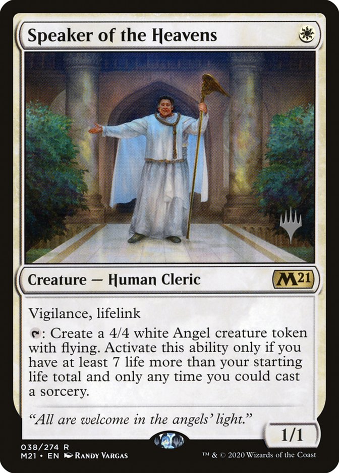 Speaker of the Heavens (Promo Pack) [Core Set 2021 Promos] | Odin's Place
