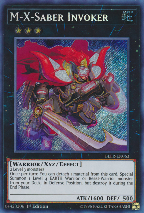M-X-Saber Invoker [BLLR-EN063] Secret Rare | Odin's Place