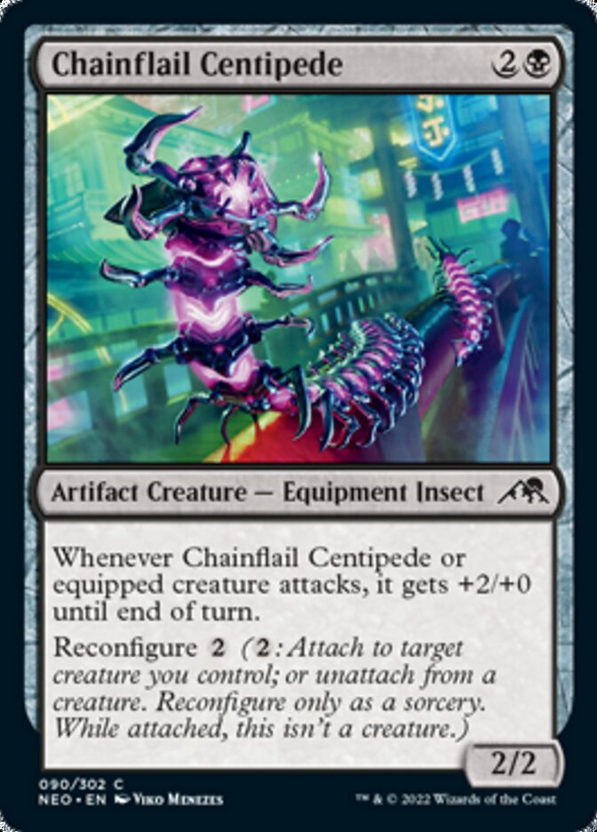Chainflail Centipede [Kamigawa: Neon Dynasty] | Odin's Place
