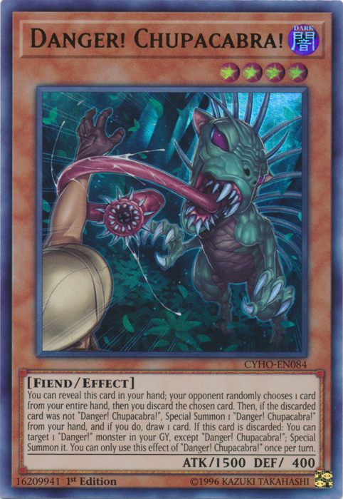 Danger! Chupacabra! [CYHO-EN084] Ultra Rare | Odin's Place