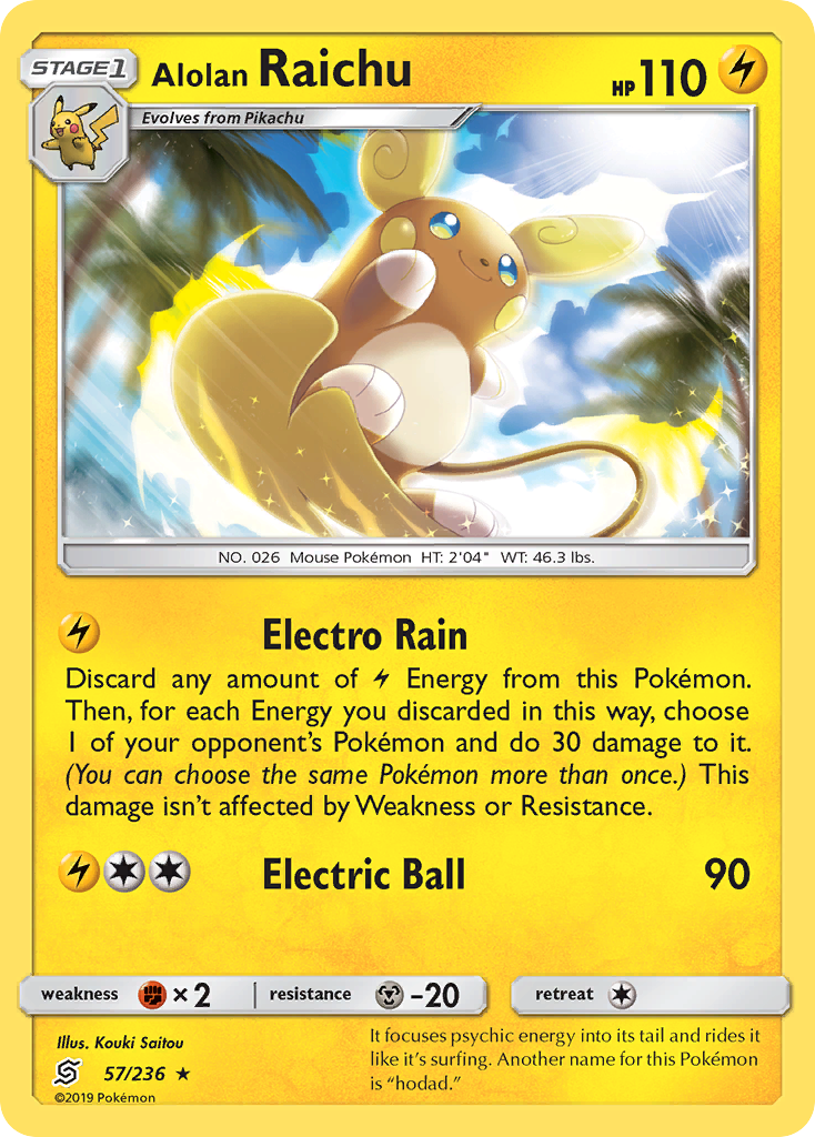 Alolan Raichu (57/236) [Sun & Moon: Unified Minds] | Odin's Place
