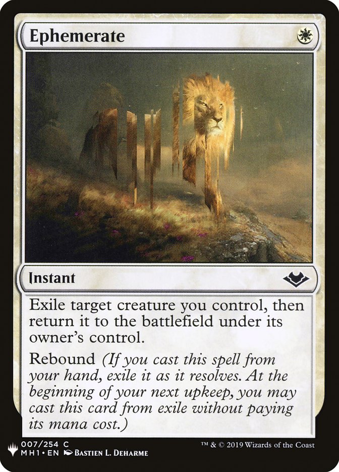 Ephemerate [Mystery Booster] | Odin's Place