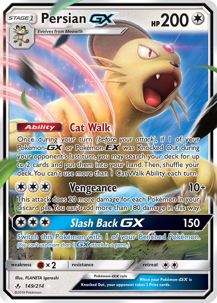 Persian GX (149/214) [Sun & Moon: Unbroken Bonds] | Odin's Place