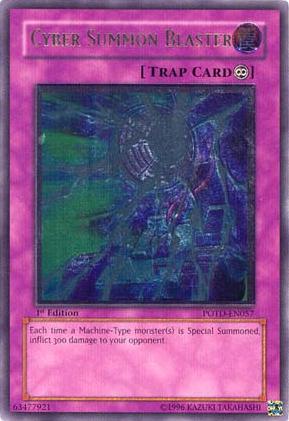 Cyber Summon Blaster [POTD-EN057] Ultimate Rare | Odin's Place