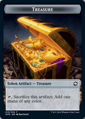 Treasure // Guenhwyvar Double-Sided Token [Dungeons & Dragons: Adventures in the Forgotten Realms Tokens] | Odin's Place