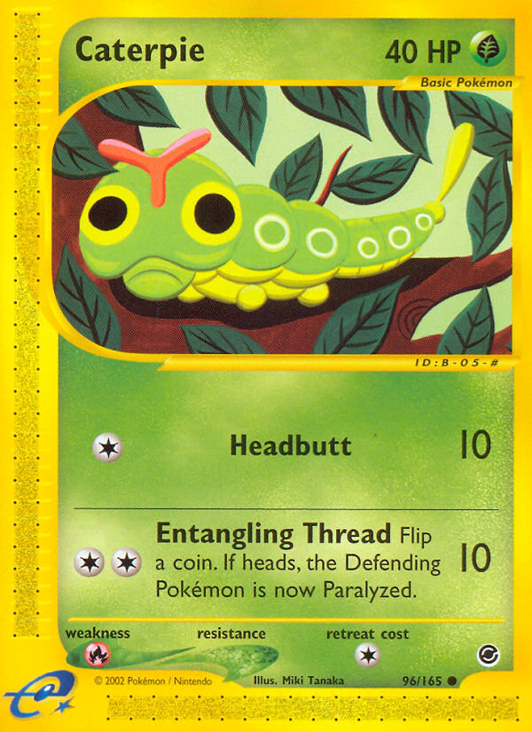 Caterpie (96/165) [Expedition: Base Set] | Odin's Place
