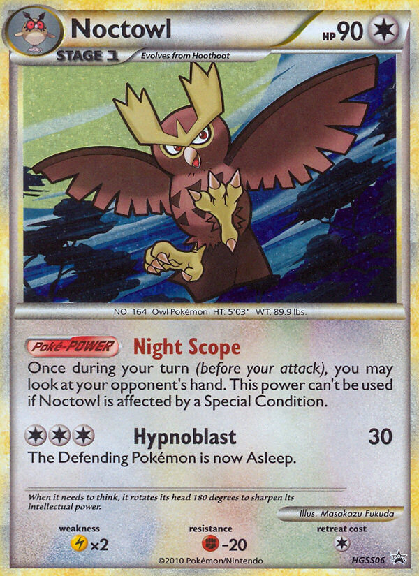 Noctowl (HGSS06) [HeartGold & SoulSilver: Black Star Promos] | Odin's Place