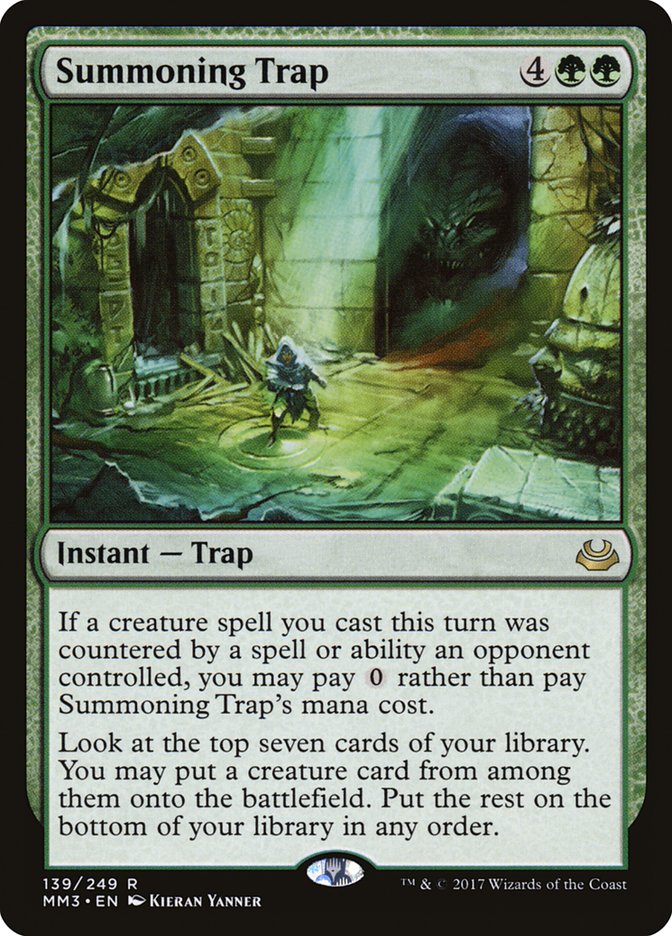 Summoning Trap (139) [Modern Masters 2017] | Odin's Place