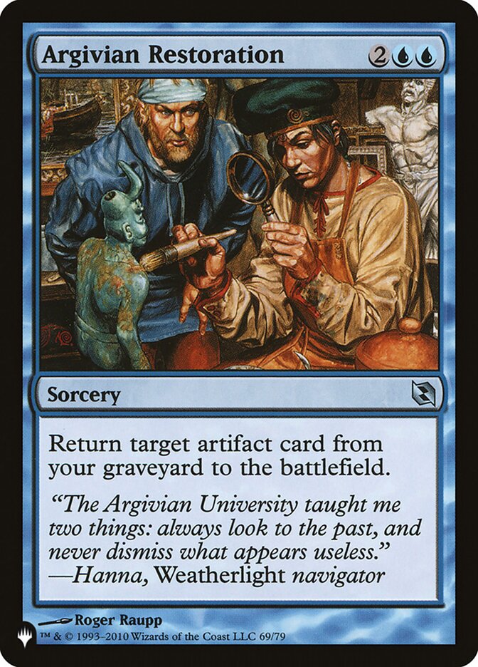 Argivian Restoration [The List] | Odin's Place