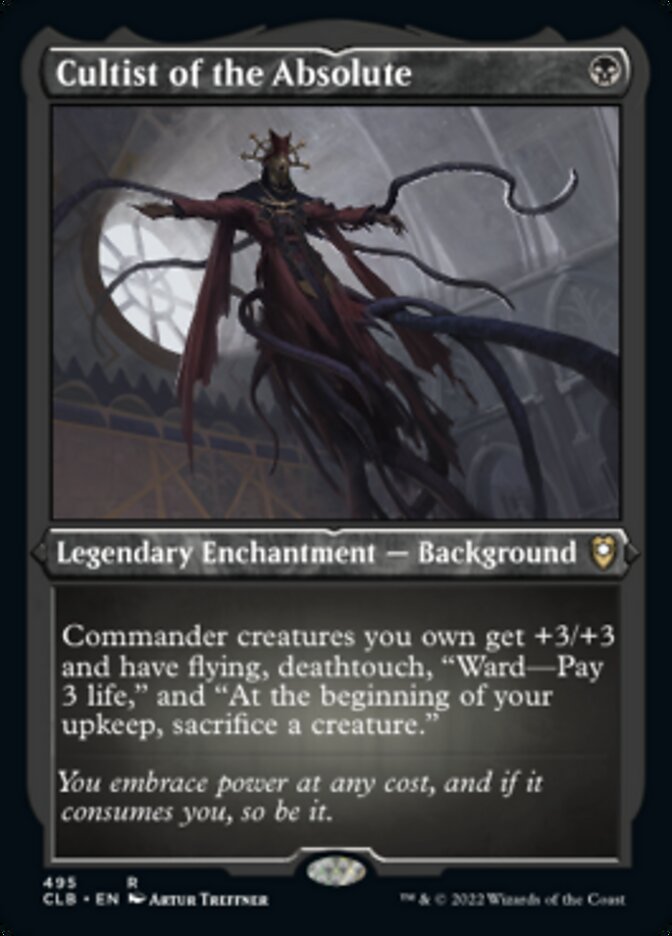 Cultist of the Absolute (Foil Etched) [Commander Legends: Battle for Baldur's Gate] | Odin's Place