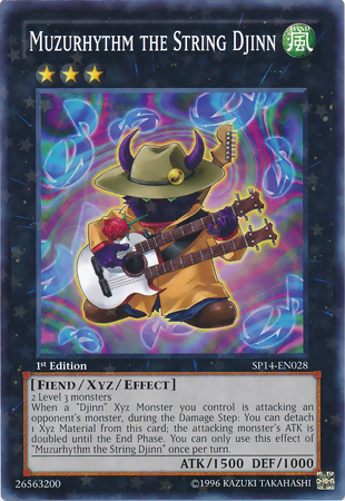 Muzurhythm the String Djinn [SP14-EN028] Starfoil Rare | Odin's Place