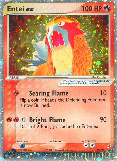 Entei ex (91/95) [EX: Team Magma vs Team Aqua] | Odin's Place