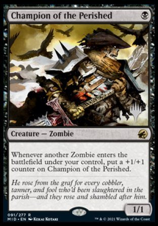 Champion of the Perished (Promo Pack) [Innistrad: Midnight Hunt Promos] | Odin's Place