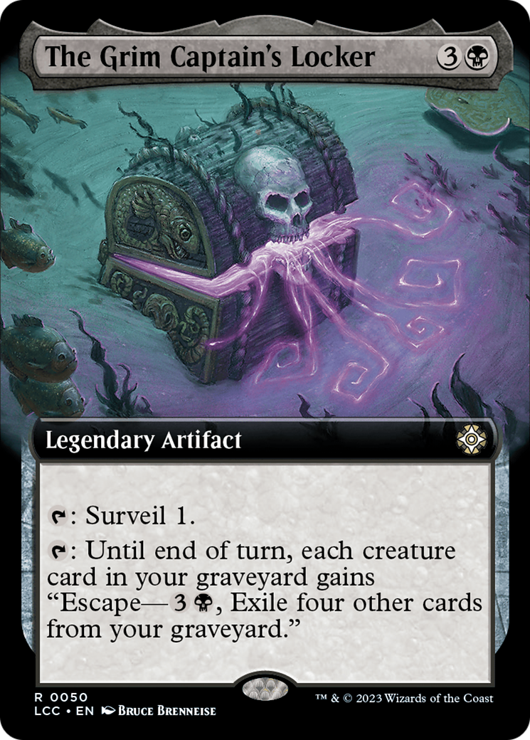 The Grim Captain's Locker (Extended Art) [The Lost Caverns of Ixalan Commander] | Odin's Place