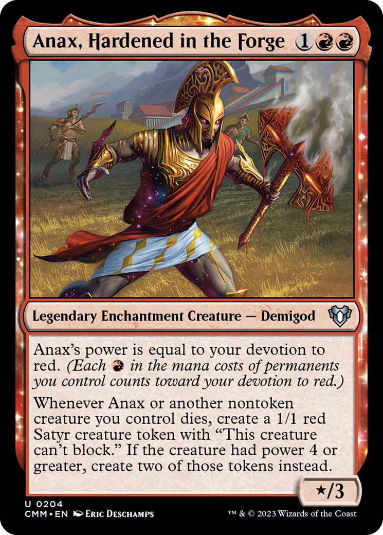 Anax, Hardened in the Forge [Commander Masters] | Odin's Place