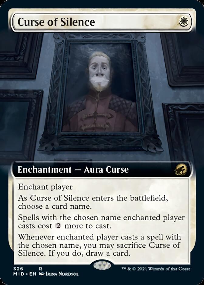 Curse of Silence (Extended Art) [Innistrad: Midnight Hunt] | Odin's Place