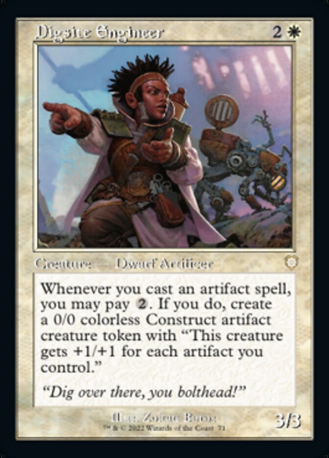 Digsite Engineer (Retro) [The Brothers' War Commander] | Odin's Place