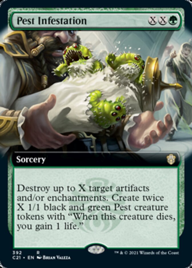 Pest Infestation (Extended Art) [Commander 2021] | Odin's Place