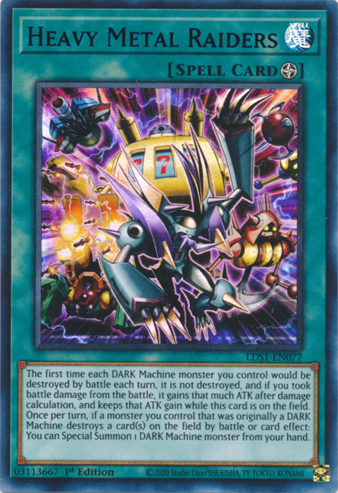 Heavy Metal Raiders (Purple) [LDS1-EN077] Ultra Rare | Odin's Place
