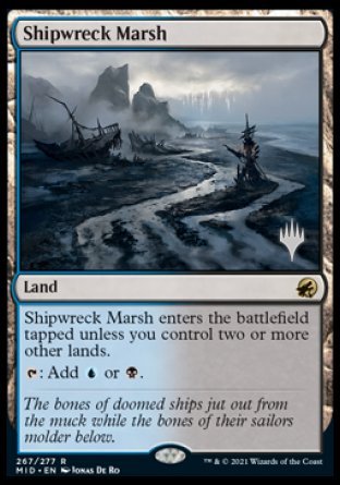 Shipwreck Marsh (Promo Pack) [Innistrad: Midnight Hunt Promos] | Odin's Place