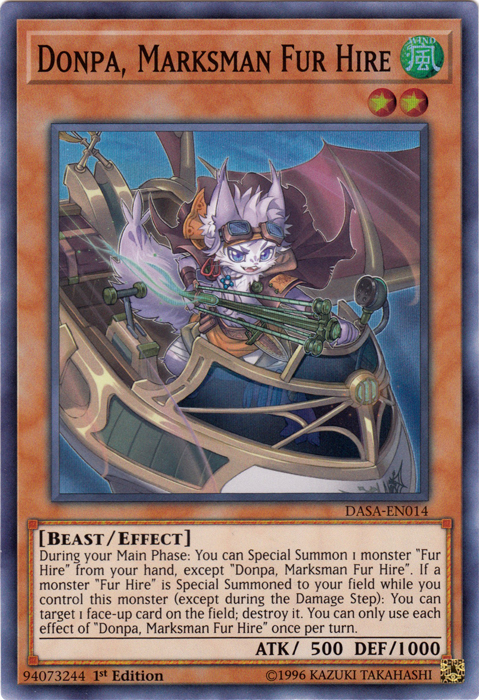 Donpa, Marksman Fur Hire [DASA-EN014] Super Rare | Odin's Place