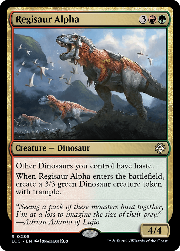 Regisaur Alpha [The Lost Caverns of Ixalan Commander] | Odin's Place
