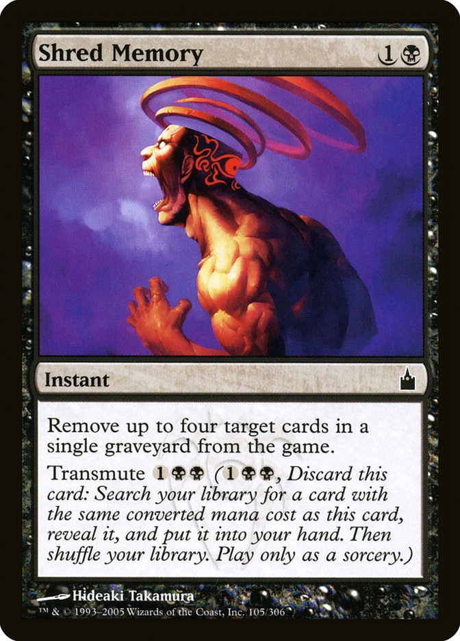 Shred Memory (105) [Ravnica: City of Guilds] | Odin's Place