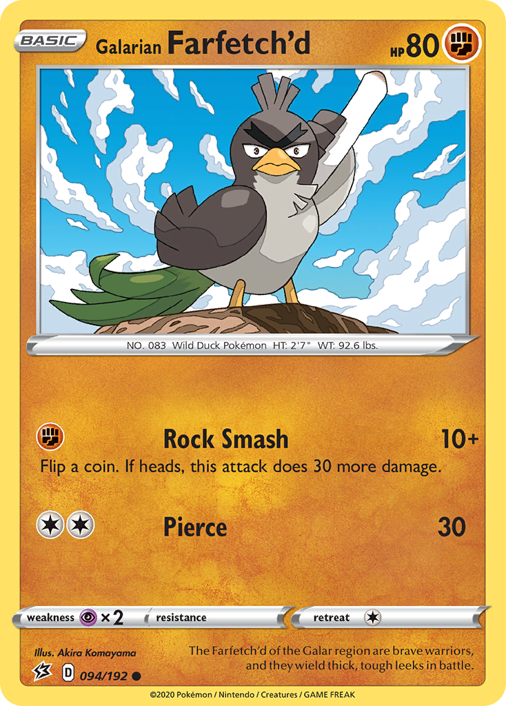 Galarian Farfetch'd (094/192) [Sword & Shield: Rebel Clash] | Odin's Place