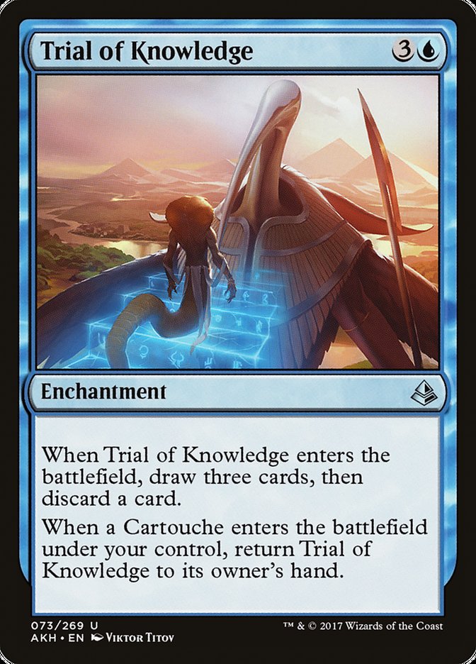 Trial of Knowledge (73) [Amonkhet] | Odin's Place