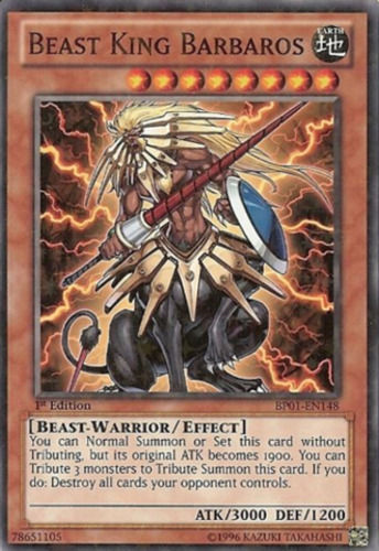 Beast King Barbaros [BP01-EN148] Starfoil Rare | Odin's Place