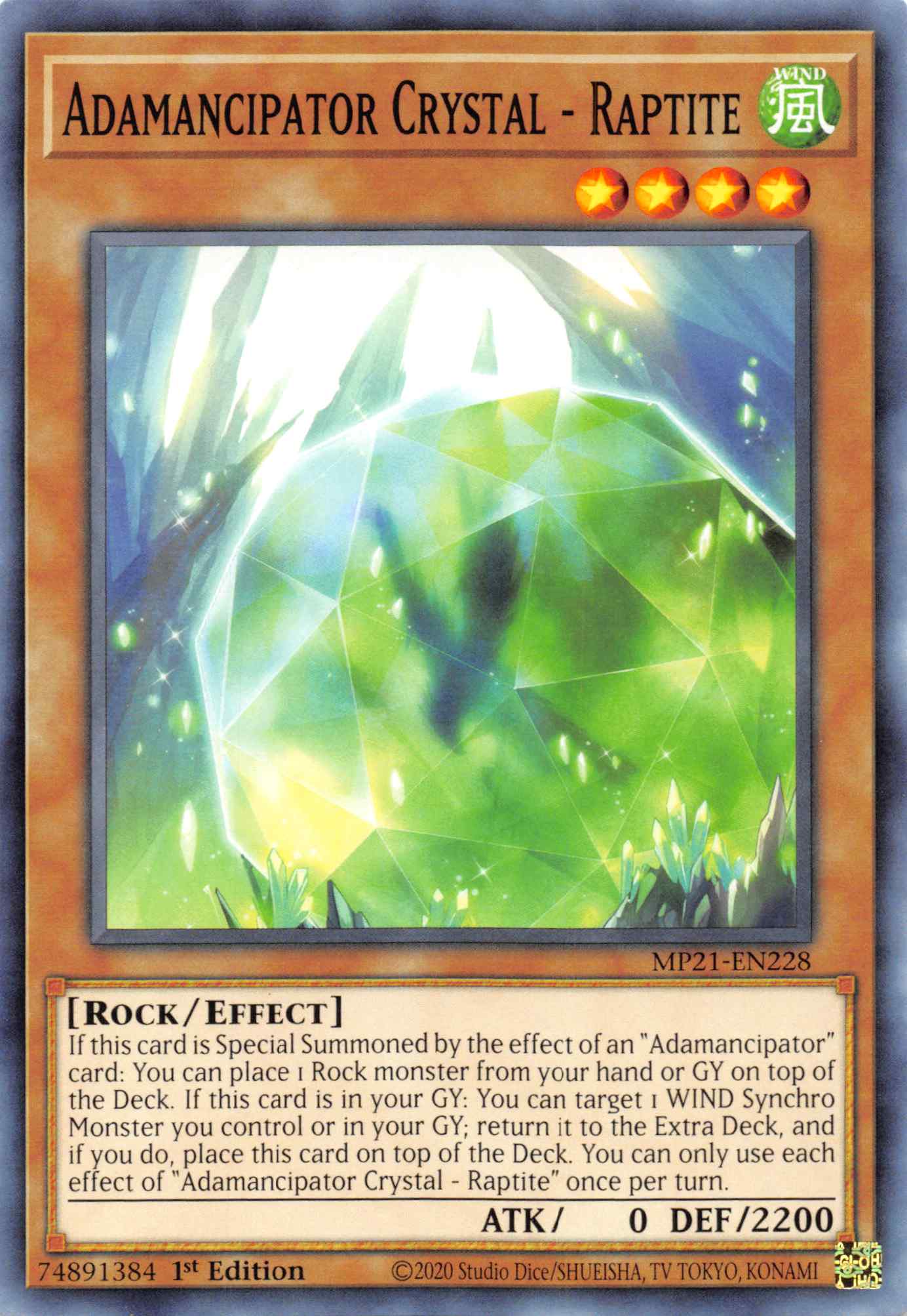 Adamancipator Crystal - Raptite [MP21-EN228] Common | Odin's Place