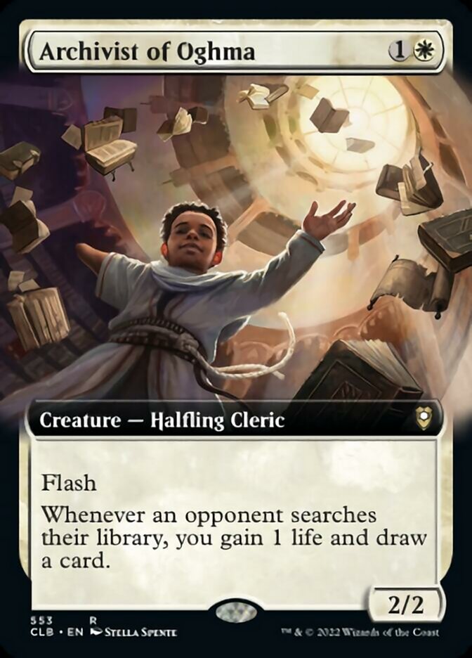 Archivist of Oghma (Extended Art) [Commander Legends: Battle for Baldur's Gate] | Odin's Place