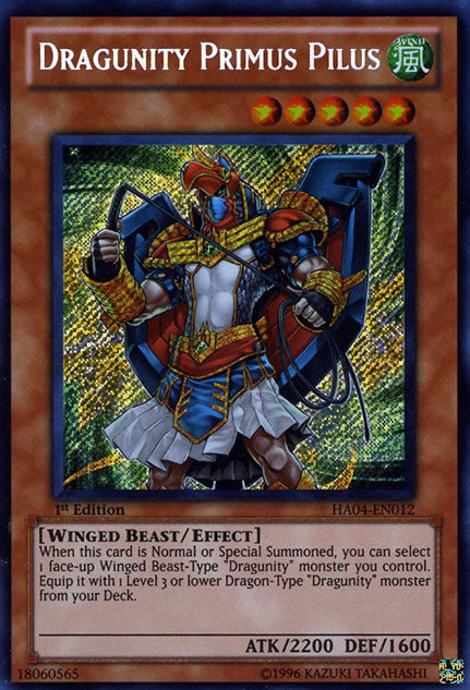Dragunity Primus Pilus [HA04-EN012] Secret Rare | Odin's Place