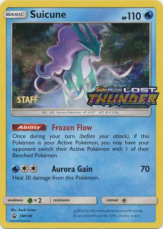 Suicune (SM149) (Staff Prerelease Promo) [Sun & Moon: Black Star Promos] | Odin's Place