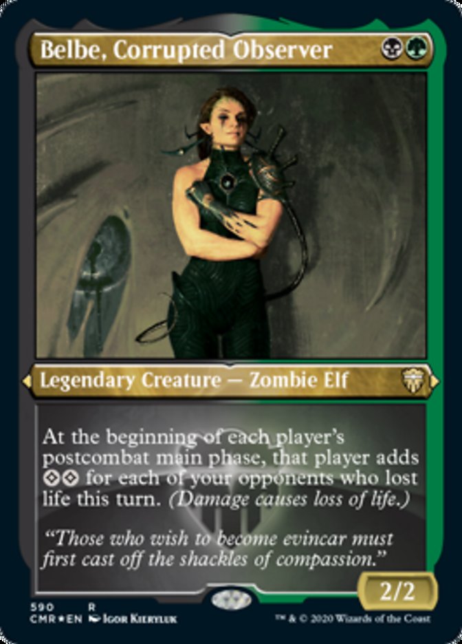 Belbe, Corrupted Observer (Etched) [Commander Legends] | Odin's Place