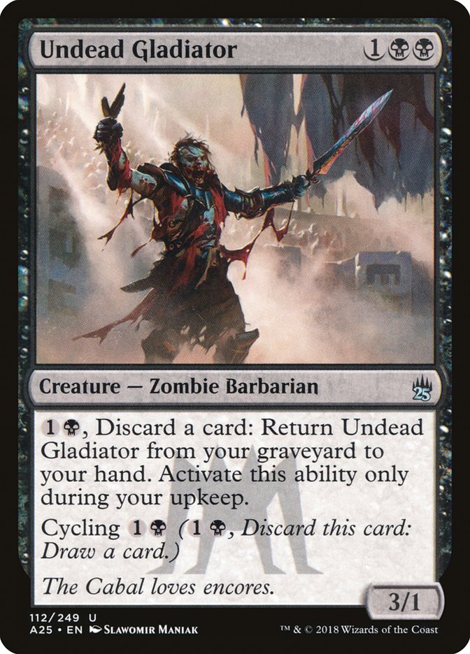Undead Gladiator (112) [Masters 25] | Odin's Place