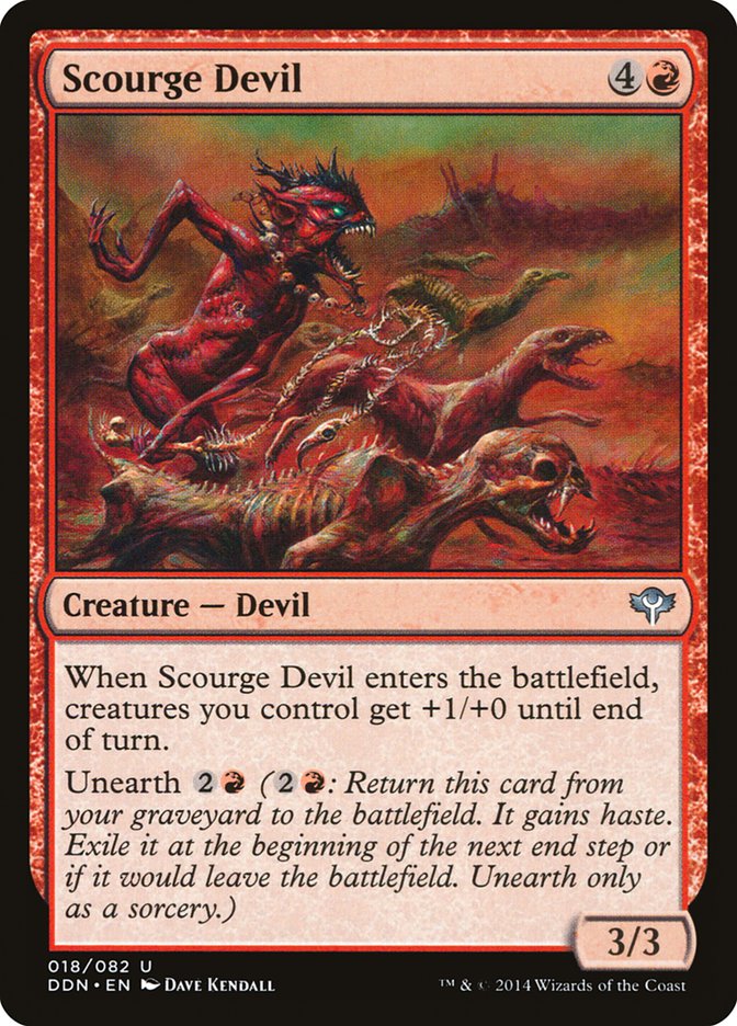 Scourge Devil (18) [Duel Decks: Speed vs. Cunning] | Odin's Place