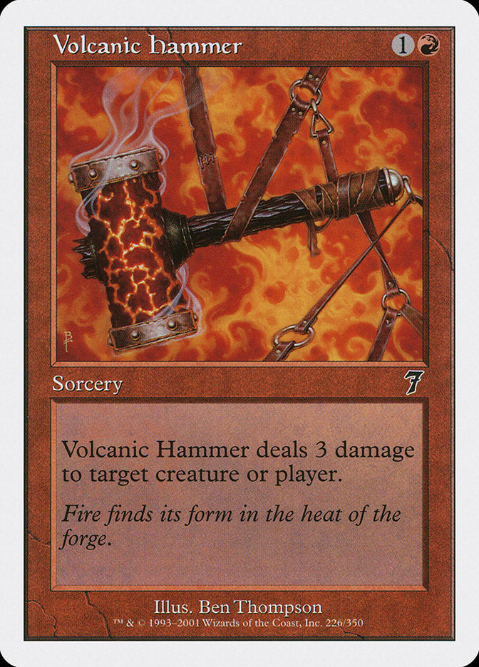 Volcanic Hammer (226) [Seventh Edition] | Odin's Place