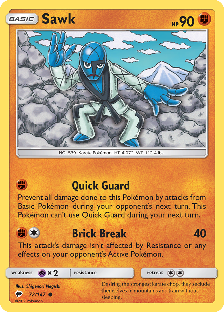 Sawk (72/147) [Sun & Moon: Burning Shadows] | Odin's Place