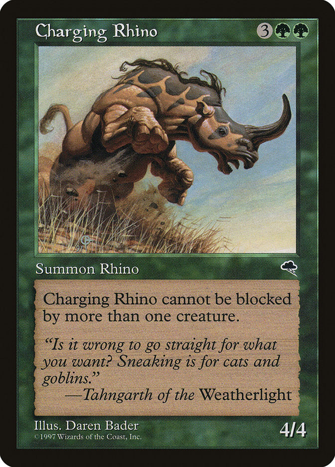 Charging Rhino (218) [Tempest] | Odin's Place