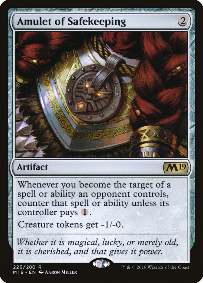 Amulet of Safekeeping (226) [Core Set 2019] | Odin's Place